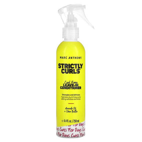 Marc Anthony, Strictly Curls, несмываемый кондиционер Curl Envy, масло авокадо и масло ши, 250 мл (8,4 жидк. Унции)