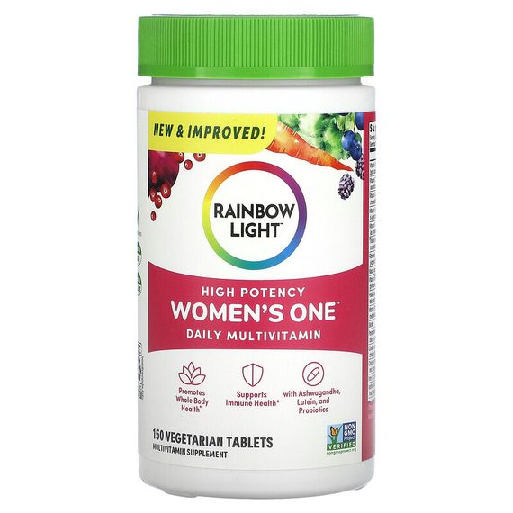 Rainbow Light, Women&#39;s One Daily, витамины для женщины, 150 таблеток