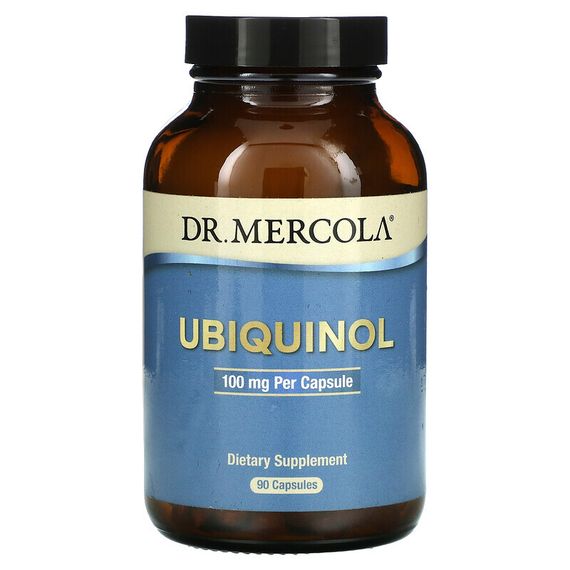 Dr. Mercola, Убихинол, 100 мг, 90 капсул