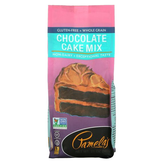 Pamela&#39;s Products, смесь для шоколадного торта, 595 г (21 унция)