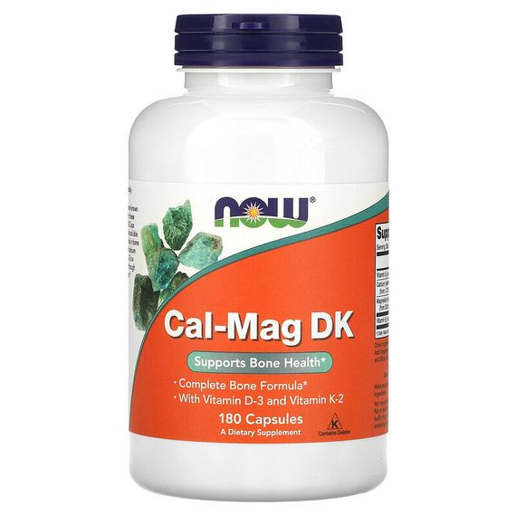 NOW Foods, Cal-Mag DK, 180 Capsules