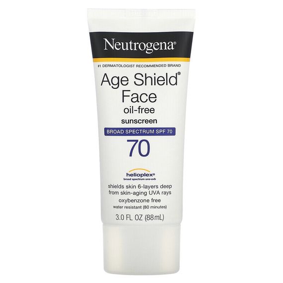 Neutrogena, Age Shield Face Sunscreen, SPF 70 , 3 fl oz (88 ml)
