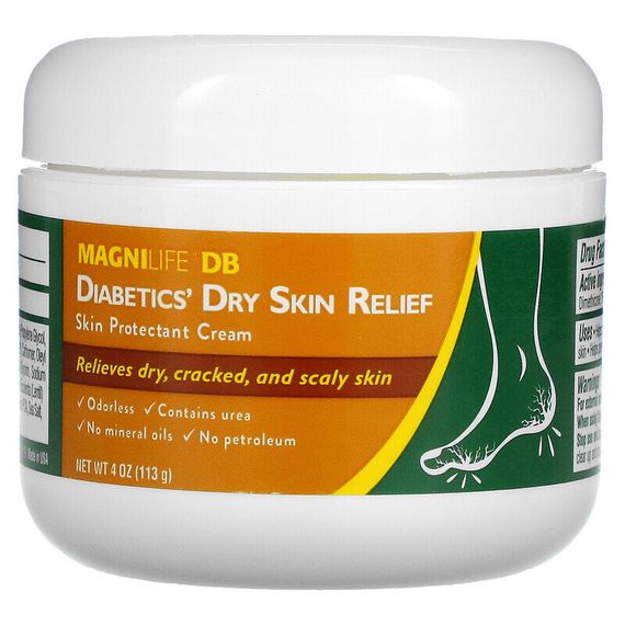 MagniLife, Diabetic&#39;s Dry Skin Relief, 4 oz (113 g)