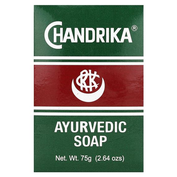 Chandrika Soap, Chandrika, аюрведическое мыло, 75 г (2,64 унции)