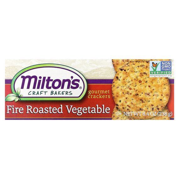 Milton&#39;s Craft Bakers, Gourmet Crackers, жареные овощи, 238 г (8,4 унции)