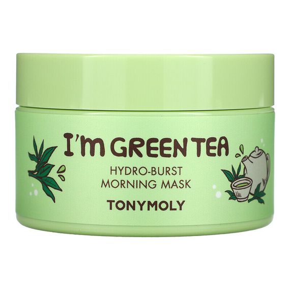 Tony Moly, I&#39;m Green Tea, Hydro-Burst Morning Beauty Mask, 3.52 oz (100 g)