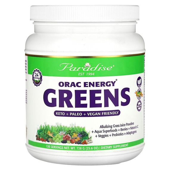 Paradise Herbs, ORAC Energy Greens, 25.6 oz (728 g)