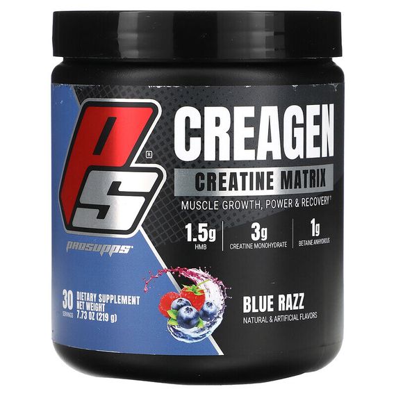 ProSupps, Creagen, Creatine Matrix, голубая роза, 219 г (7,72 унции)