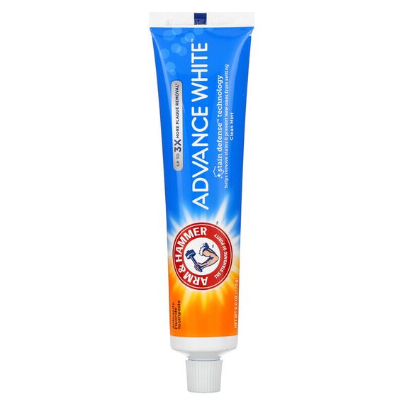 Arm &amp; Hammer, AdvanceWhite, экстремально отбеливающая зубная паста, прозрачная мята, 170 г (6,0 унции)