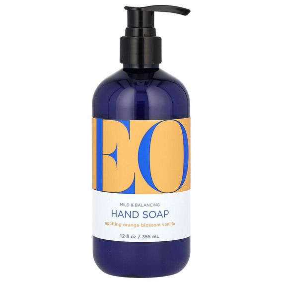 EO Products, Мыло для рук, цветы апельсина и ваниль, 355 мл (12 жидк. Унций)