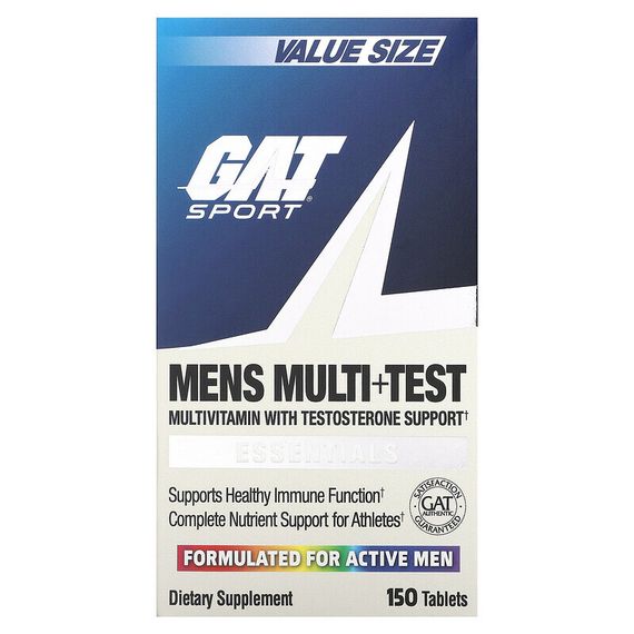 GAT, Mens Multi + Test, 150 таблеток