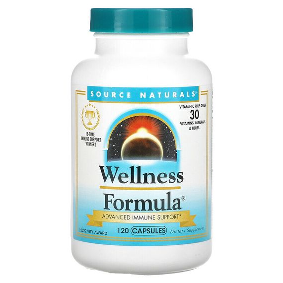 Source Naturals, Wellness Formula, 120 капсул