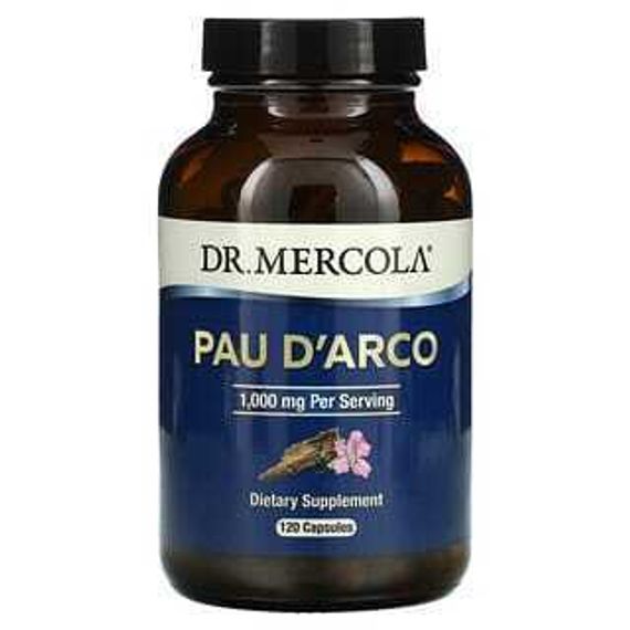 Dr. Mercola, Pau D&#39;Arco, 500 mg, 120 Capsules