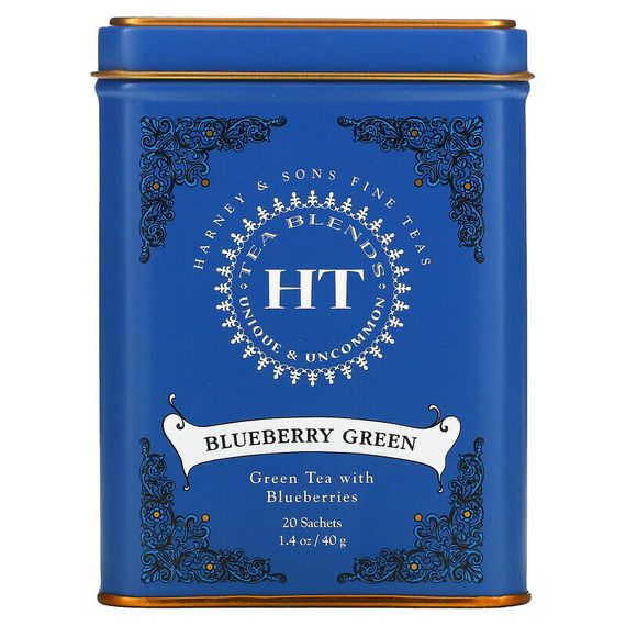 Harney &amp; Sons, Чайная Смесь HT,  Голубики, 20 пакетиков, по 1,4 унции (40 г)