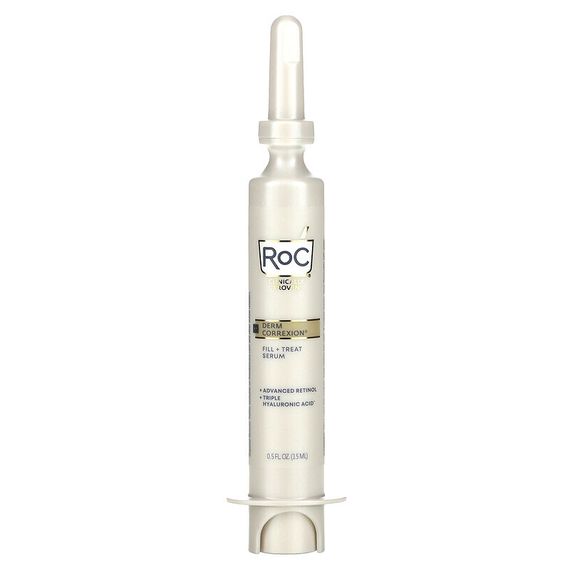 RoC, Derm Correxion, Fill + Treat Serum, Advanced Retinol &amp; Triple Hyaluronic Acid, 0.5 fl oz (15 ml)