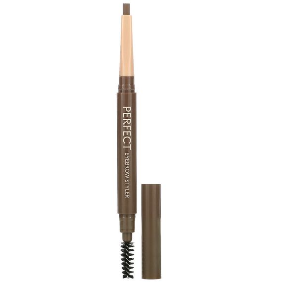 Missha, Perfect Eyebrow Styler, светло-коричневый, 0,15 г (0,005 унции)