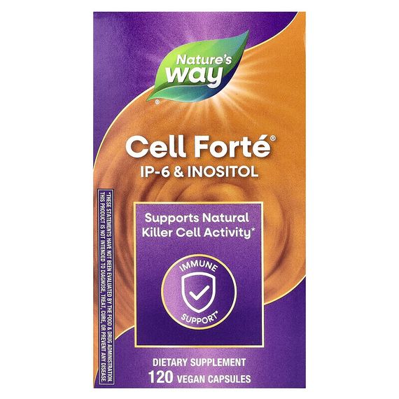 Nature&#39;s Way, Cell Forté, IP-6 и инозитол, 120 растительных капсул