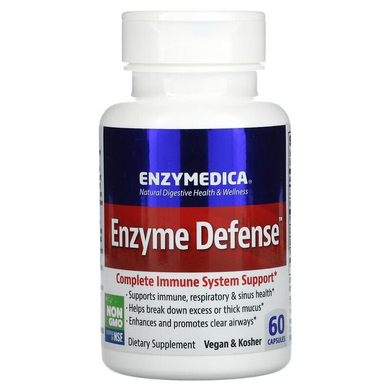 Enzymedica, Enzyme Defense, 60 капсул