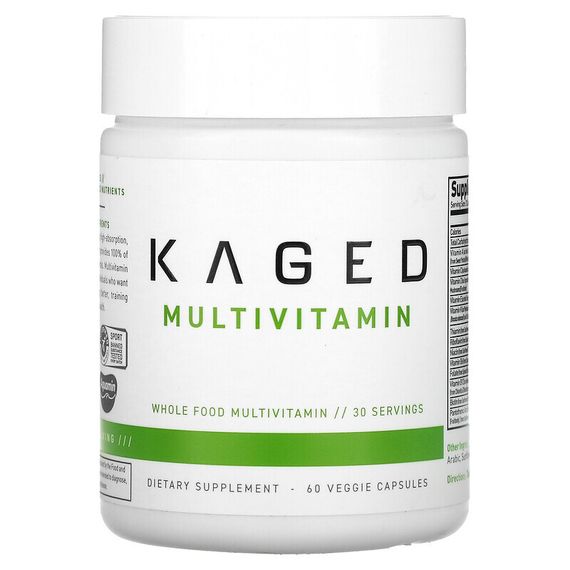 Kaged, MultiVitamin, 60 растительных капсул