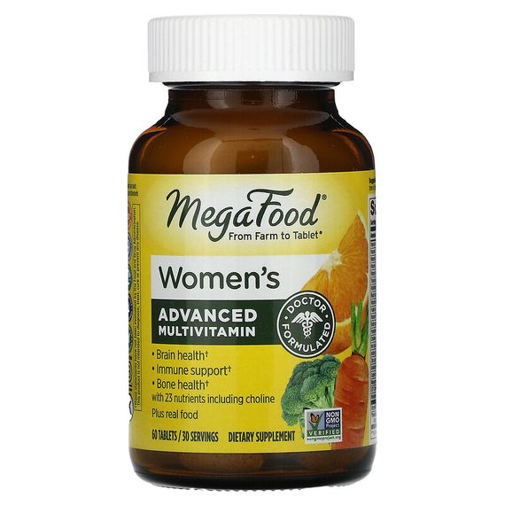 MegaFood, комплекс витаминов и микроэлементов для женщин, 60 таблеток