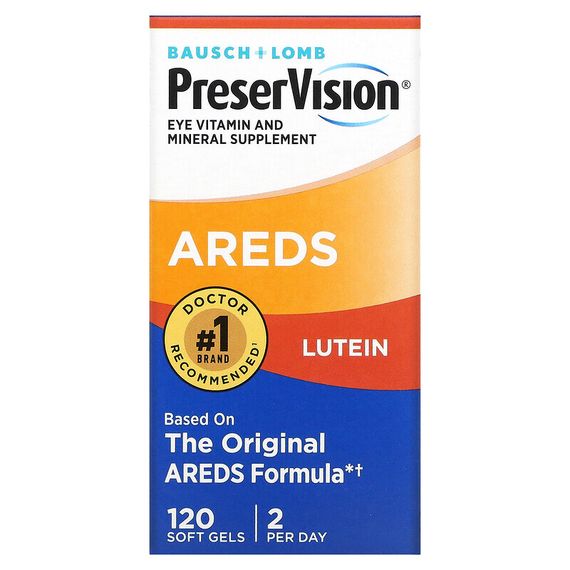 PreserVision, AREDS лютеин, 120 мягких таблеток