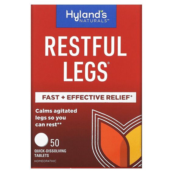 Hyland&#39;s, добавка для расслабления ног, 50 быстрорастворимых таблеток