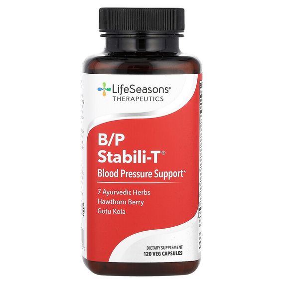 LifeSeasons, B/P Stabili-T Blood Pressure Support, 120 Veg Capsules