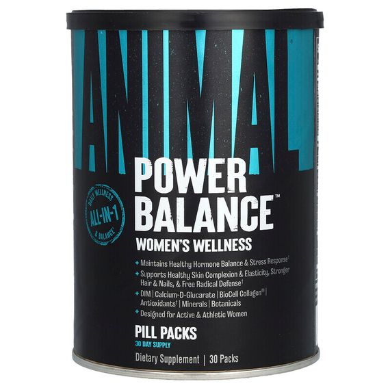 Animal, Alpha F, Women&#39;s Comprehensive Hormone Balance &amp; Health Pack, 30 Packs