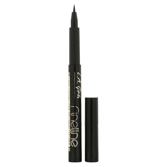 L.A. Girl, Жидкая подводка для глаз Fineline Liquid Eyeliner, цвет Black, 1,1 мл