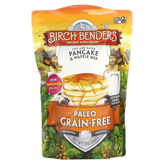 Birch Benders, Pancake &amp; Waffle Mix, Paleo Grain-Free, 12 oz (340 g)