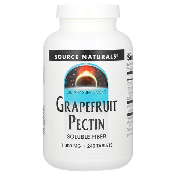 Source Naturals, грейпфрутовый пектин, 1000 мг, 240 таблеток