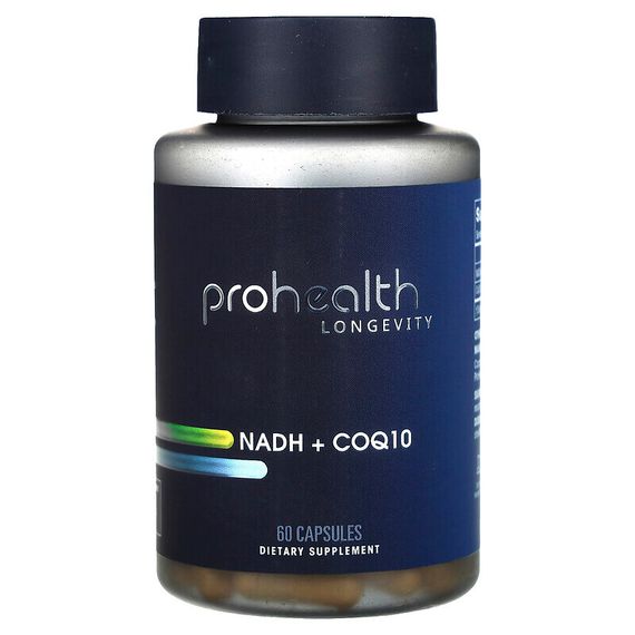 ProHealth Longevity, NADH + CoQ10`` 60 вегетарианских капсул