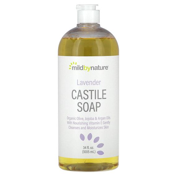Mild By Nature, Lavender Castile Soap, 34 fl oz (1005 ml)