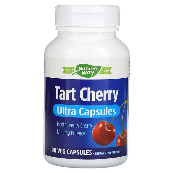 Nature&#39;s Way, Tart Cherry, ультракапсулы, 1200 мг, 90 растительных капсул