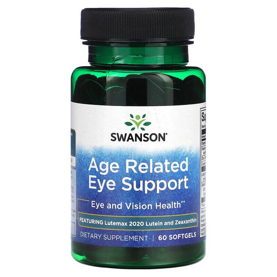 Swanson, Возрастная поддержка для глаз, 60 мягких таблеток