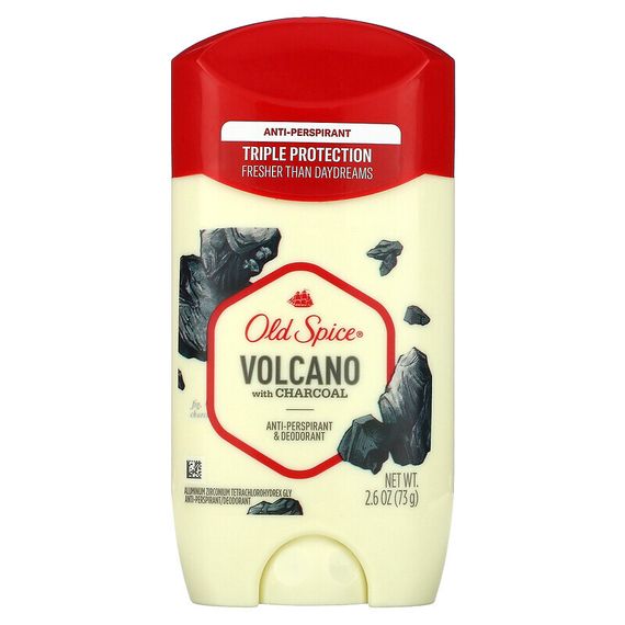 Old Spice, Антиперспирант и дезодорант, Volcano с древесным углем, 73 г (2,6 унции)