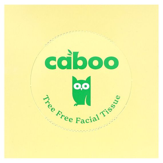 Caboo, салфетки для лица без древесины, 60 3-х слойных салфеток для лица