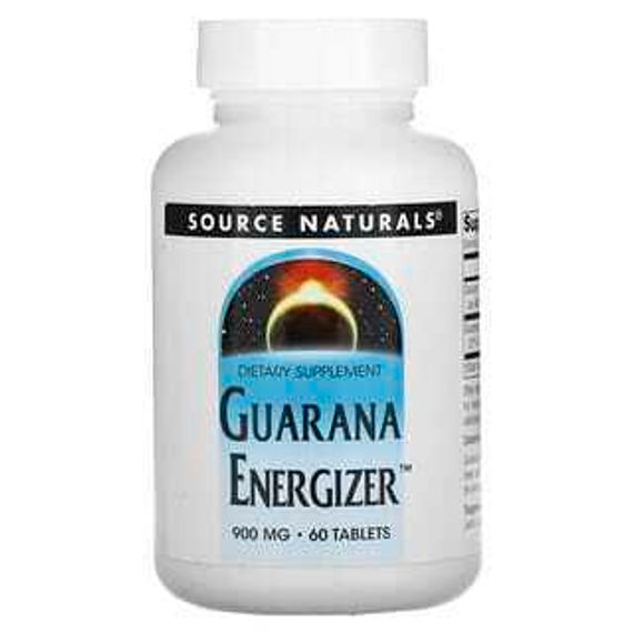 Source Naturals, Guarana-Energiespender, 900 mg, 60 Tabletten