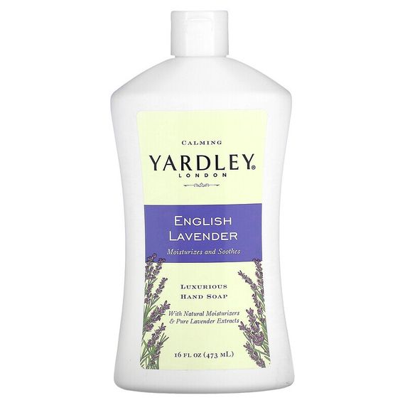 Yardley London, Роскошное мыло для рук, английская лаванда, 473 мл (16 жидк. Унций)