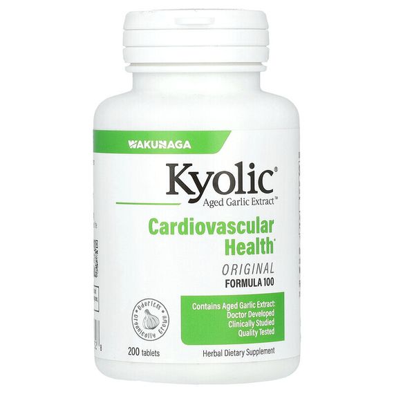 Kyolic, Для поддержания сердечно-сосудистой системы, Formula 100, 200 таблеток