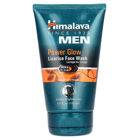 Himalaya, Для мужчин, Power Glow, гель для умывания с лакричником, 100 мл (3,4 жидк. Унции)