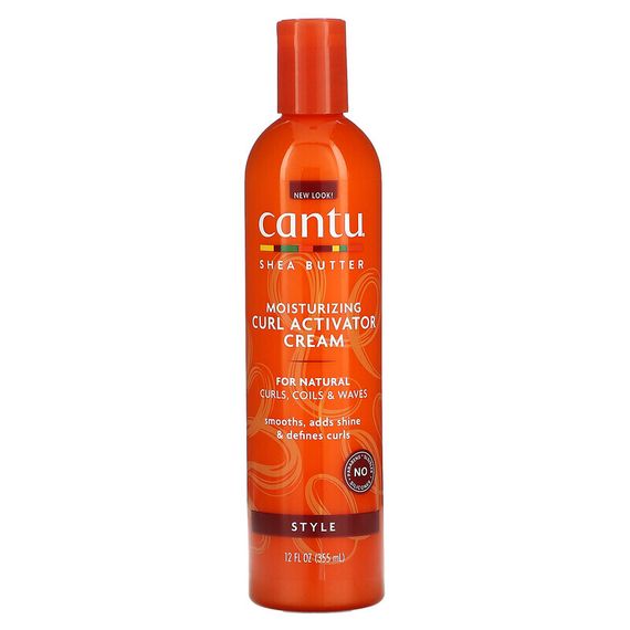 Cantu, Масло ши для натуральных волос, увлажняющий крем-активатор локонов, 12 жидких унций (355 мл)