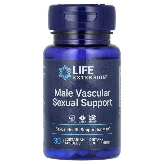 Life Extension, Поддержка сосудов и половой функции для мужчин, 30 вегетарианских капсул