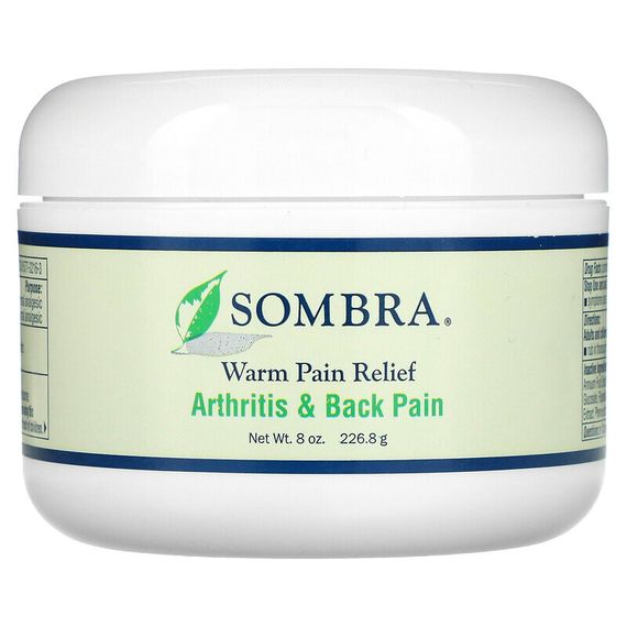 Sombra Professional Therapy, Warm Therapy, натуральный гель для облегчения боли, 226,8 г (8 унций)