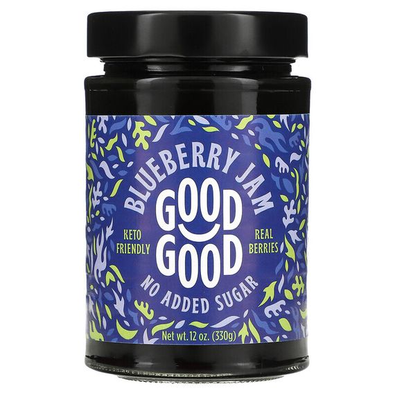 GOOD GOOD, Blueberry Jam, 12 oz (330 g)