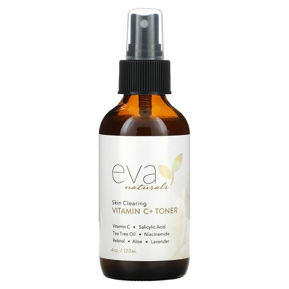 Eva Naturals, Очищающий тоник с витамином C +, 120 мл (4 унции)