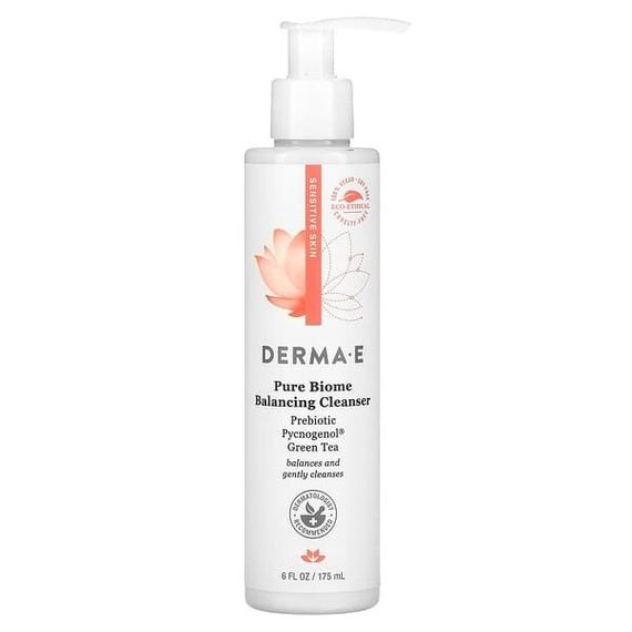 DERMA E, Pure Biome Balancing Cleanser, 6 fl oz (175 ml)