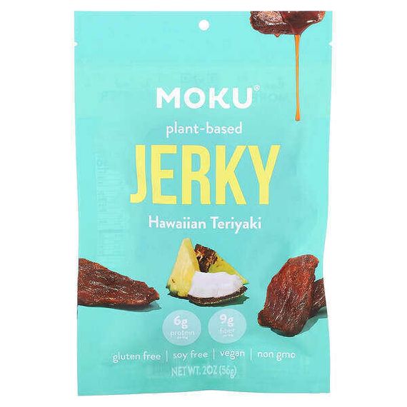 Moku, Plant-Based Jerky, Hawaiian Teriyaki, 2 oz (56 g)