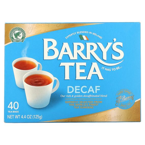 Barry&#39;s Tea, Чайная смесь без кофеина, 40 чайных пакетиков, 4.4 унции (125 г)