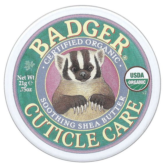 Badger Company, Органическое средство со смягчающим маслом ши для ухода за кутикулой, 21 г (0,75 унции)